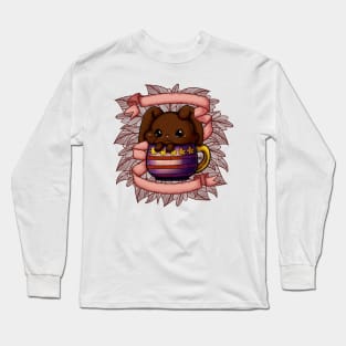 Cute Bunny in a Cup Long Sleeve T-Shirt